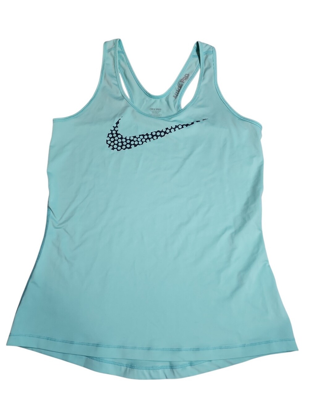 Nike Pro Womens Dri-fit Polka Dot Swoosh Tank Nwt Size Large